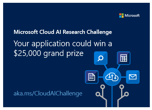 Microsoft Cloud Ai Research Challenge 2018 25 000 Grand Prize Tchadcarriere